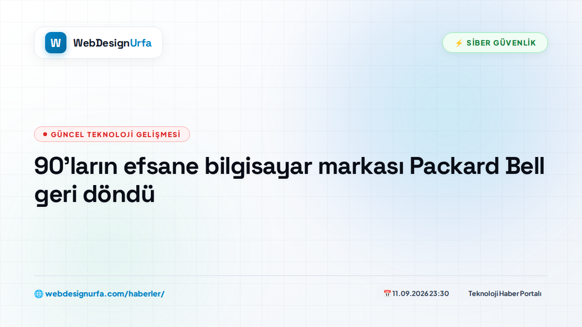 90'ların efsane bilgisayar markası Packard Bell geri döndü