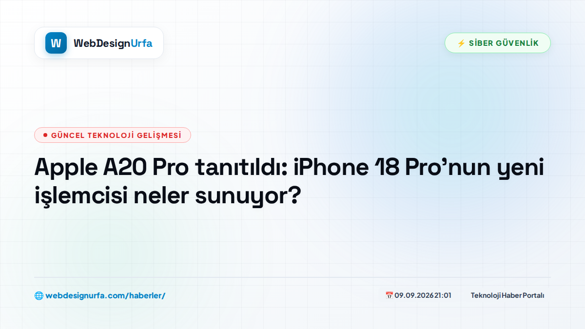 Apple A20 Pro tanıtıldı: iPhone 18 Pro'nun yeni işlemcisi neler sunuyor?