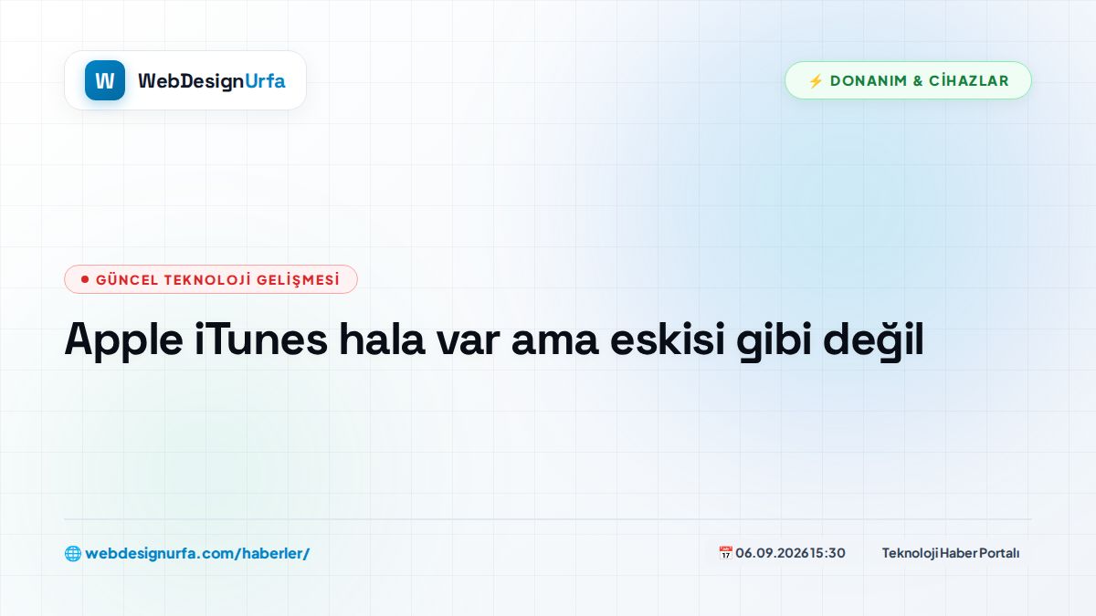Apple iTunes hala var ama eskisi gibi değil