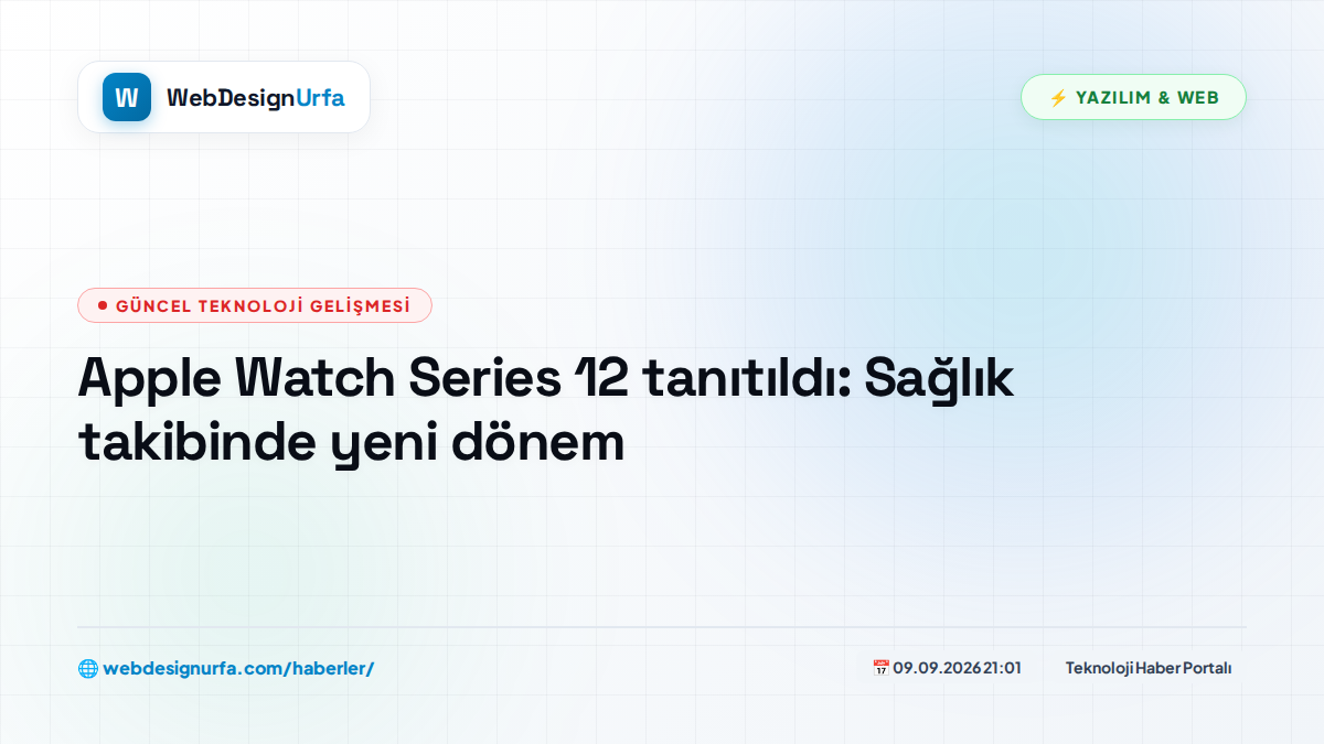 Apple Watch Series 12 tanıtıldı: Sağlık takibinde yeni dönem