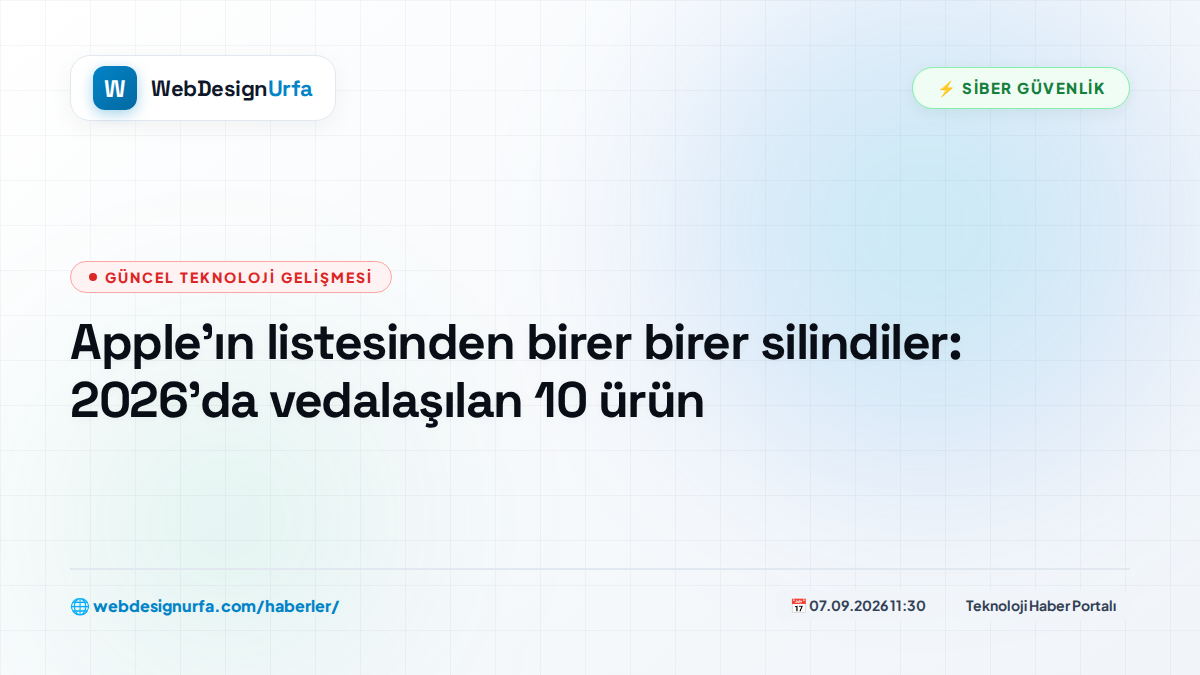 Apple'ın listesinden birer birer silindiler: 2026'da vedalaşılan 10 ürün