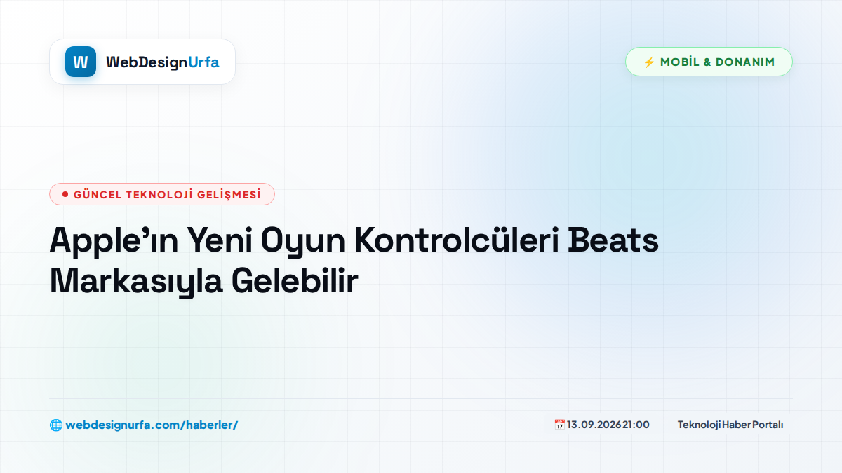 Apple’ın Yeni Oyun Kontrolcüleri Beats Markasıyla Gelebilir