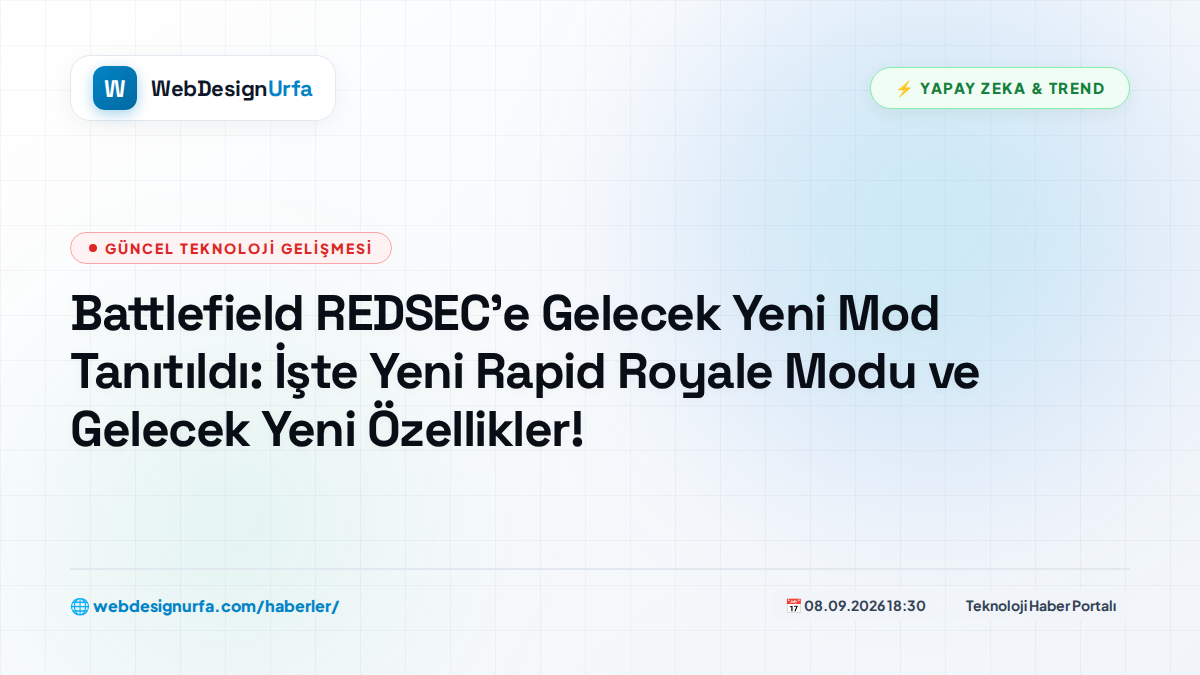Battlefield REDSEC'e Gelecek Yeni Mod Tanıtıldı: İşte Yeni Rapid Royale Modu ve Gelecek Yeni Özellikler!