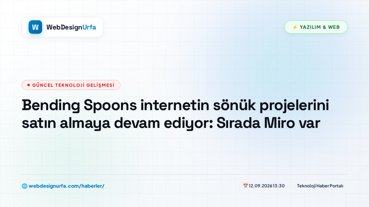 Bending Spoons internetin sönük projelerini satın almaya devam ediyor: Sırada Miro var