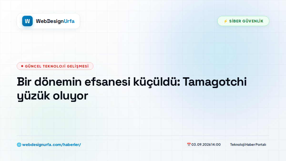 Bir dönemin efsanesi küçüldü: Tamagotchi yüzük oluyor
