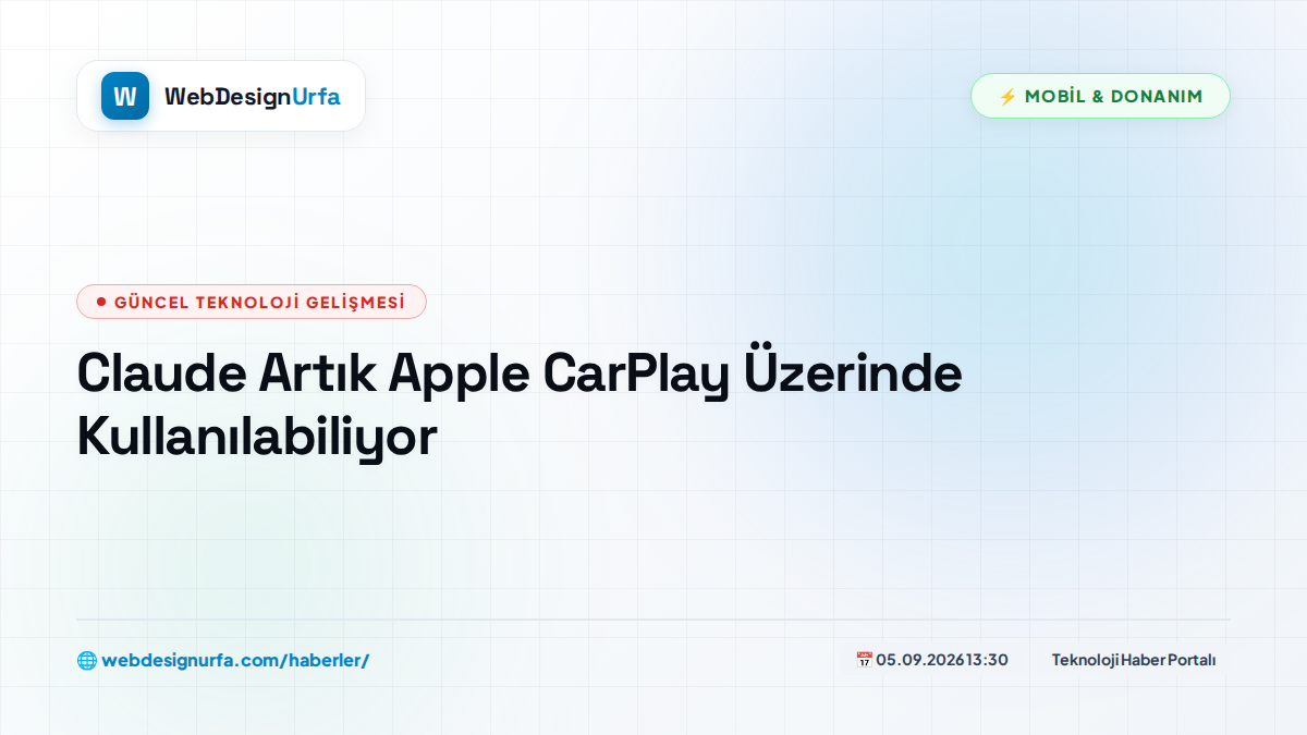 Claude Artık Apple CarPlay Üzerinde Kullanılabiliyor