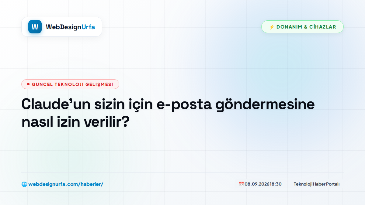 Claude'un sizin için e-posta göndermesine nasıl izin verilir?