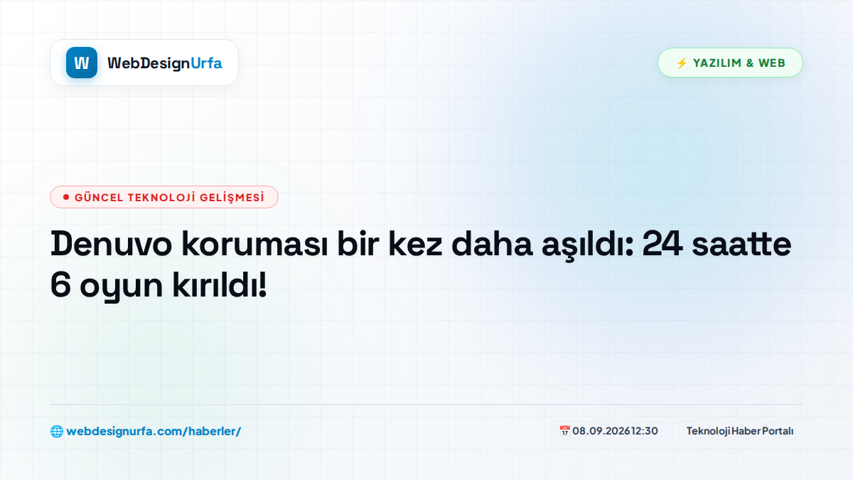 Denuvo koruması bir kez daha aşıldı: 24 saatte 6 oyun kırıldı!
