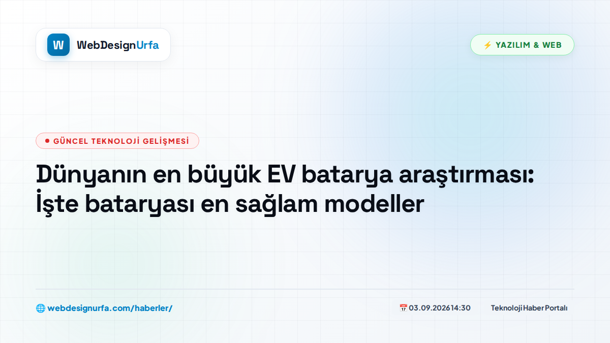 Dünyanın en büyük EV batarya araştırması: İşte bataryası en sağlam modeller