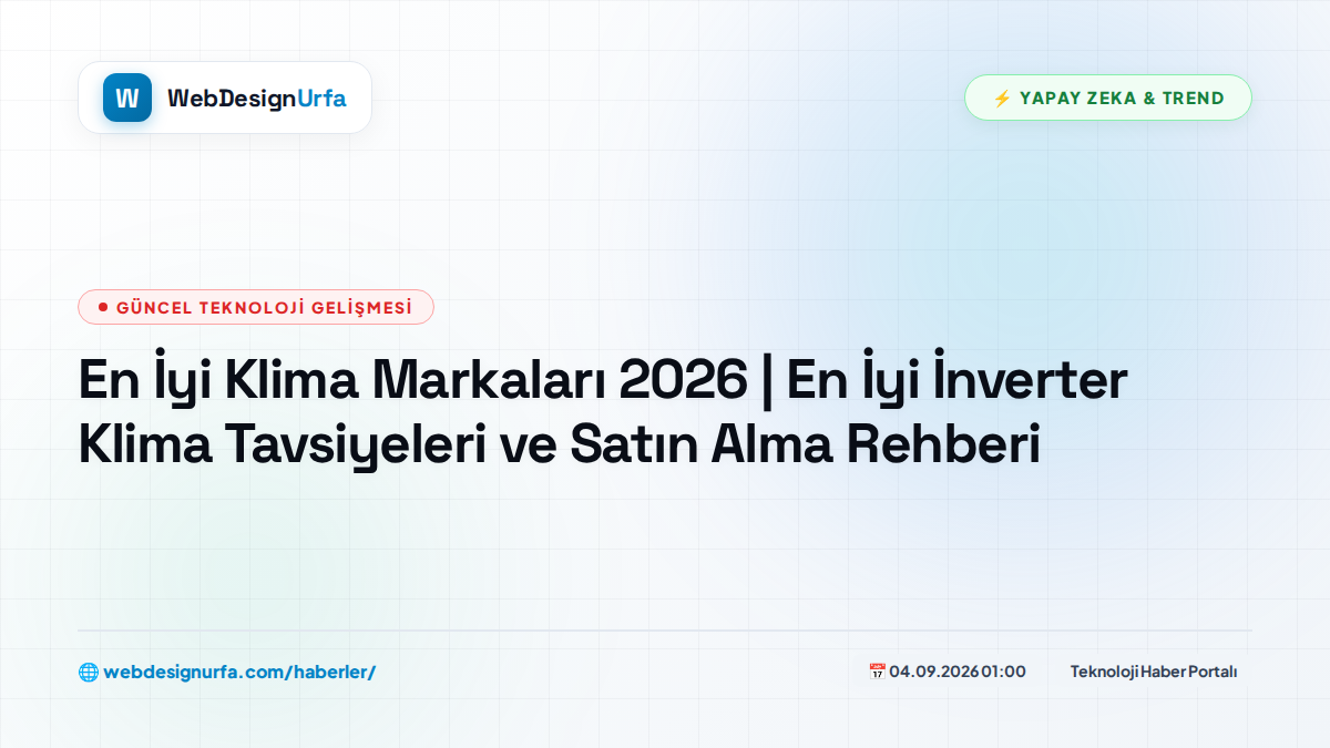 En İyi Klima Markaları 2026 | En İyi İnverter Klima Tavsiyeleri ve Satın Alma Rehberi