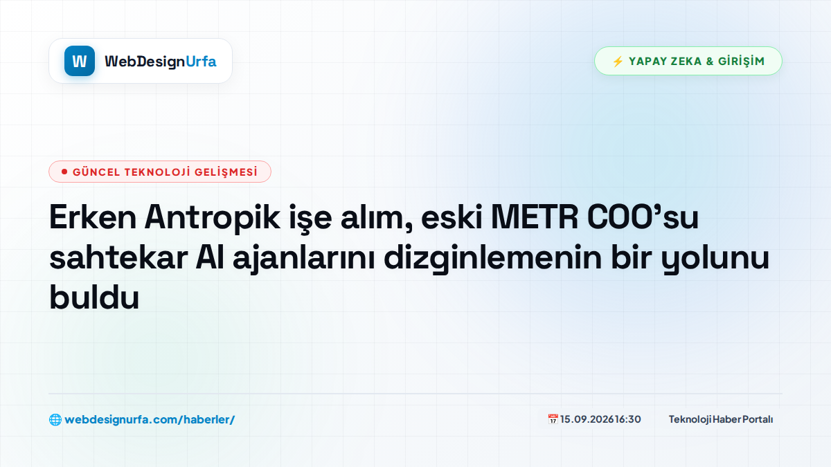 Erken Antropik işe alım, eski METR COO'su sahtekar AI ajanlarını dizginlemenin bir yolunu buldu