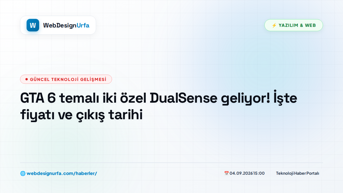 GTA 6 temalı iki özel DualSense geliyor! İşte fiyatı ve çıkış tarihi
