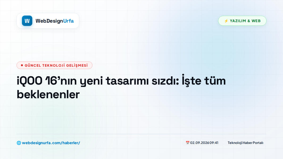iQOO 16'nın yeni tasarımı sızdı: İşte tüm beklenenler