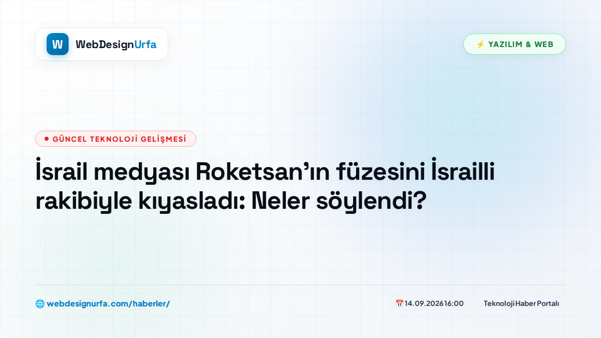 İsrail medyası Roketsan’ın füzesini İsrailli rakibiyle kıyasladı: Neler söylendi?