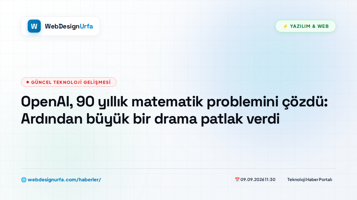 OpenAI, 90 yıllık matematik problemini çözdü: Ardından büyük bir drama patlak verdi