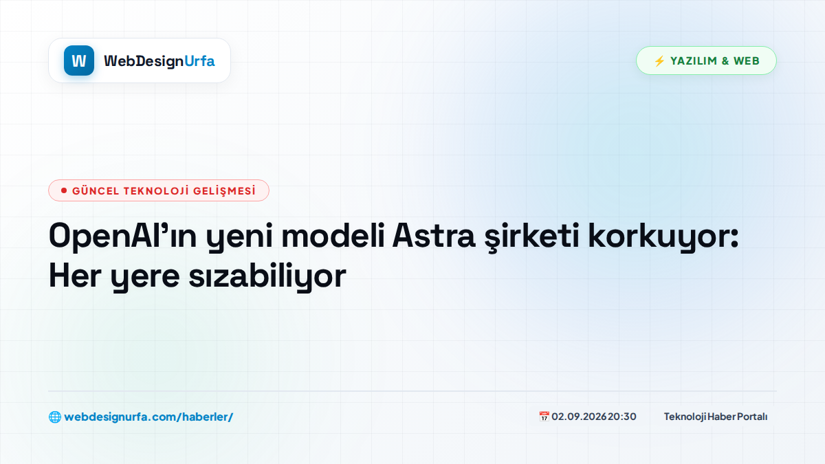 OpenAI’ın yeni modeli Astra şirketi korkuyor: Her yere sızabiliyor