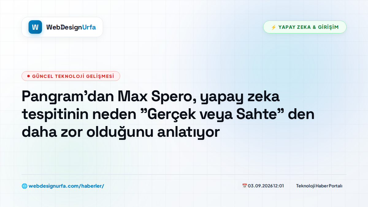 Pangram'dan Max Spero, yapay zeka tespitinin neden 