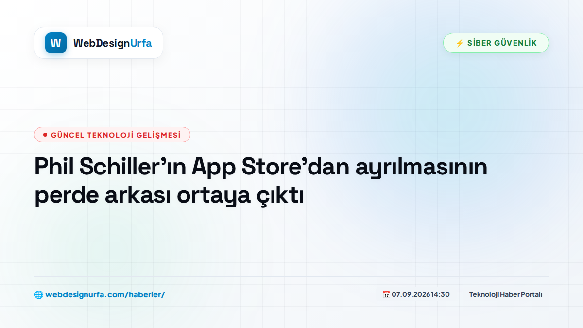 Phil Schiller’ın App Store’dan ayrılmasının perde arkası ortaya çıktı