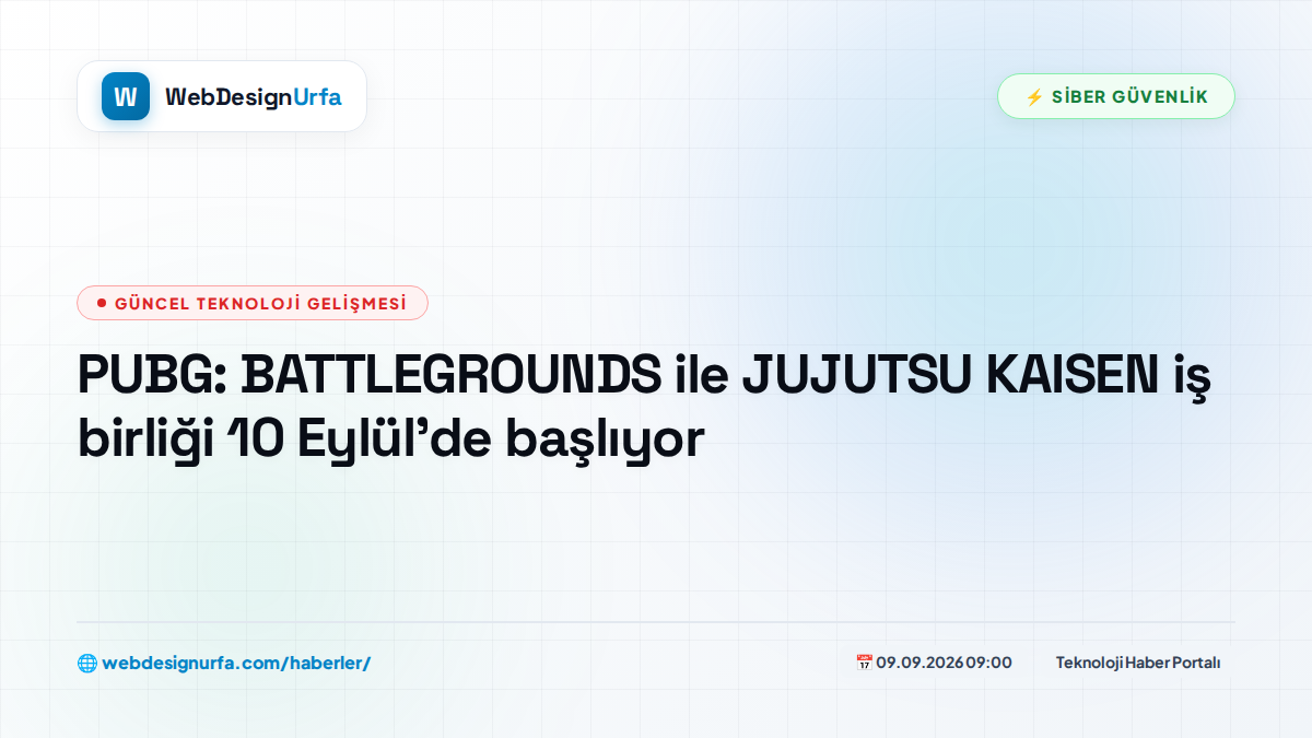 PUBG: BATTLEGROUNDS ile JUJUTSU KAISEN iş birliği 10 Eylül’de başlıyor