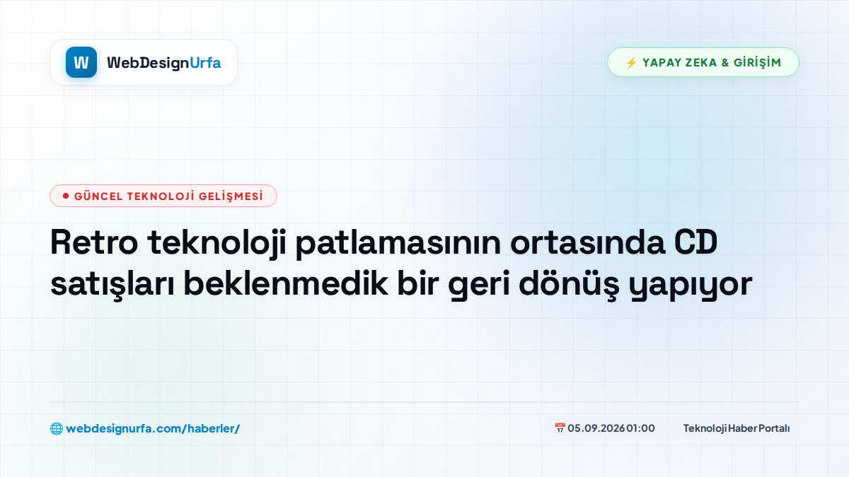 Retro teknoloji patlamasının ortasında CD satışları beklenmedik bir geri dönüş yapıyor