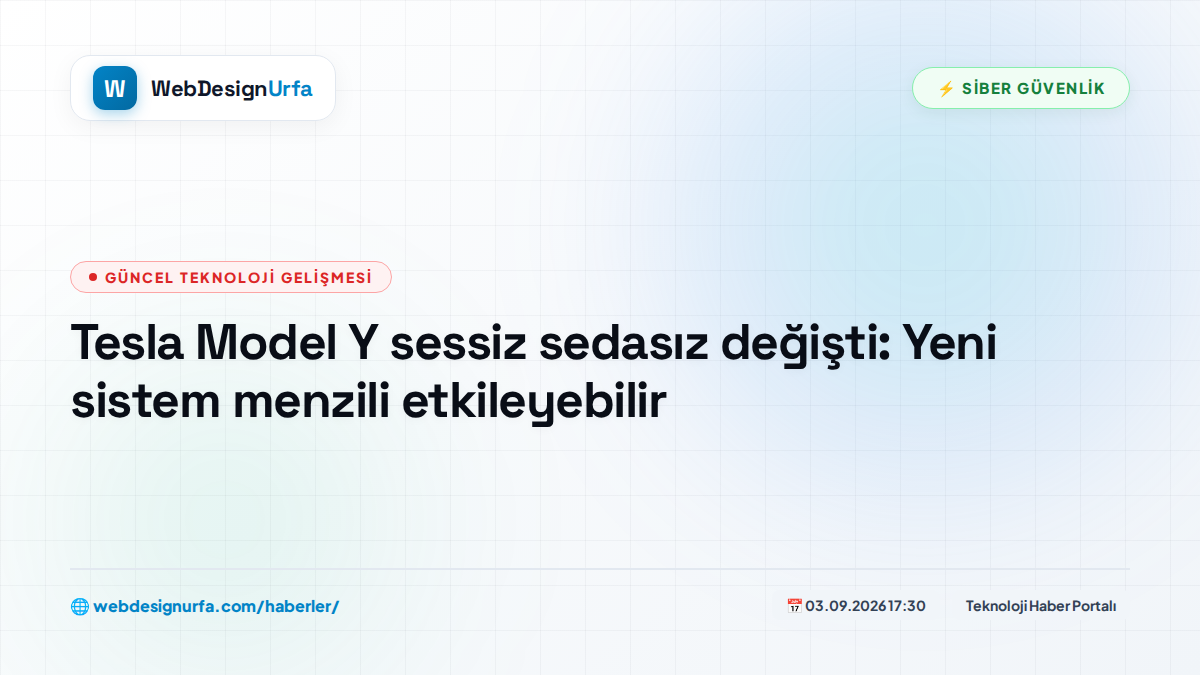 Tesla Model Y sessiz sedasız değişti: Yeni sistem menzili etkileyebilir