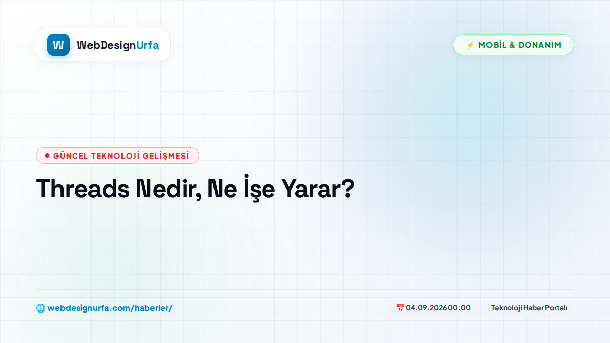 Threads Nedir, Ne İşe Yarar?