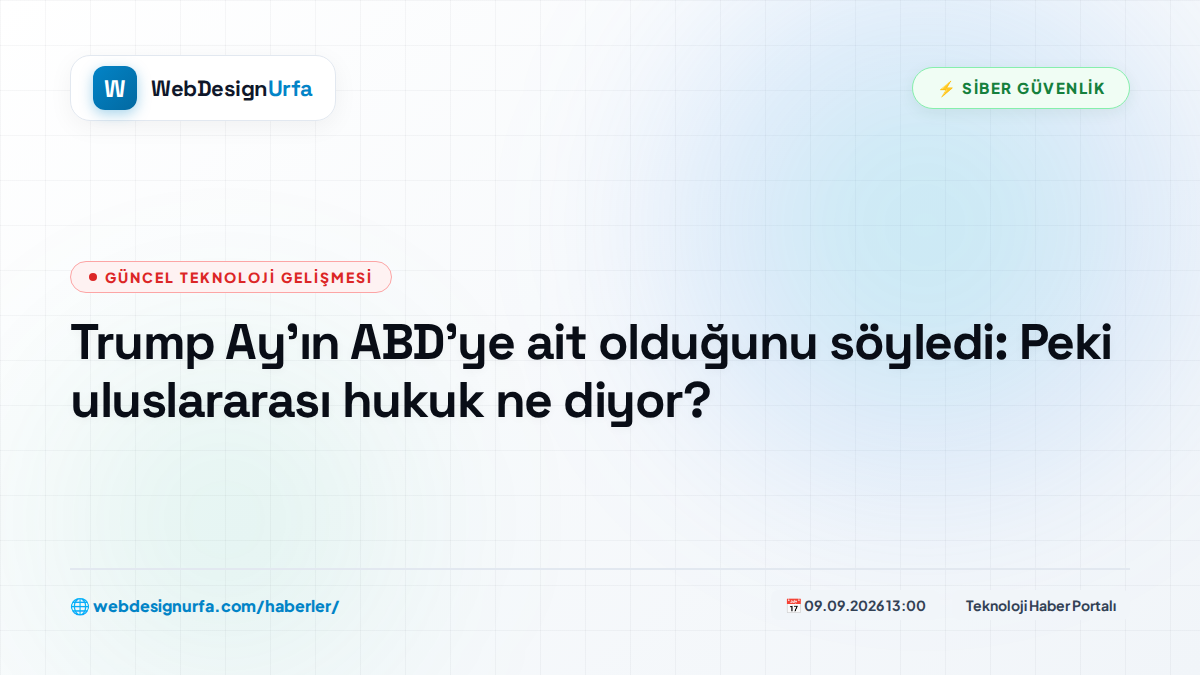 Trump Ay'ın ABD'ye ait olduğunu söyledi: Peki uluslararası hukuk ne diyor?