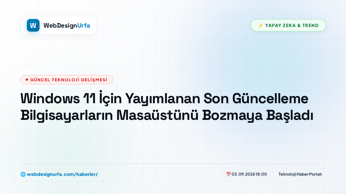 Windows 11 İçin Yayımlanan Son Güncelleme Bilgisayarların Masaüstünü Bozmaya Başladı