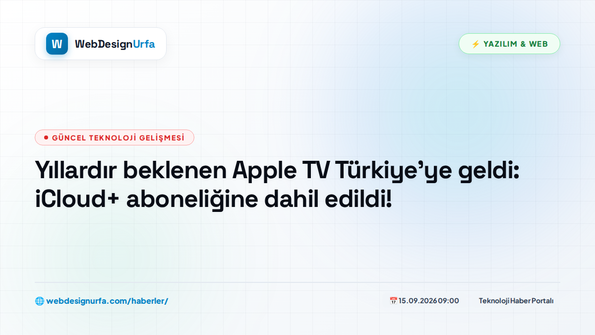 Yıllardır beklenen Apple TV Türkiye’ye geldi: iCloud+ aboneliğine dahil edildi!