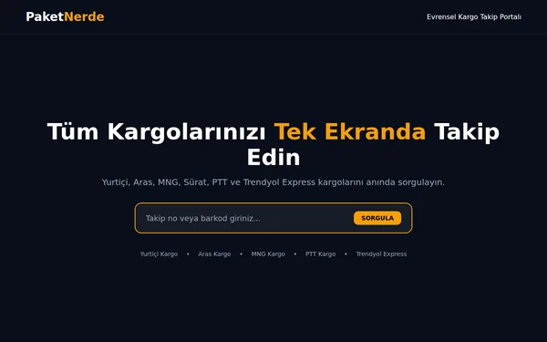 paketnerde.com.tr Canlı Önizleme